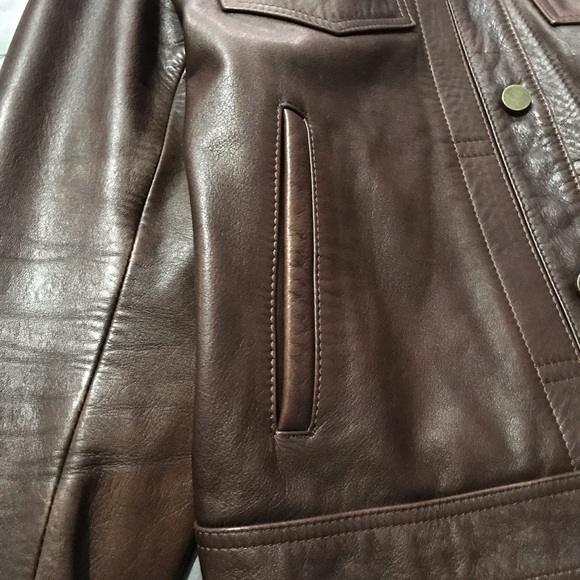 Satchel & Page Montgomery leather trucker jacket - Picture 10 of 10